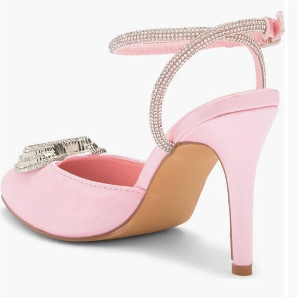 TOP GUY Shoes Freya Pointed Toe Sandal Pink 8.5M - Picture 2 of 6